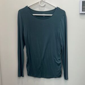 Elegant Teal Long Sleeve Top by Day